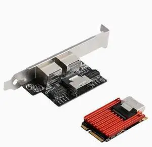 MINI PCIE Dual-Gigabit Ethernet Network Card I350 Chip Desktop Computer MINI PCIE Dual-Gigabit Ethernet Network Card I350 Chip Desktop Computer