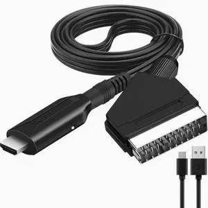 Scart to HD Converter Upgrade Edition - Wired Scart to HDTV High-Definition Adapter 1 Meter Scart to HD Converter Upgrade Edition - Wired Scart to HDTV High-Definition Adapter 1 Meter