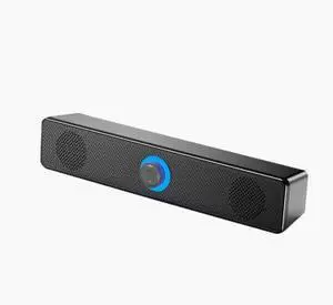 New long-bar computer speaker with dual stereo drivers, desktop stand for laptop, wired and Bluetooth-enabled, enhanced bass New long-bar computer speaker with dual stereo drivers, desktop stand for laptop, wired and Bluetooth-enabled, enhanced bass
