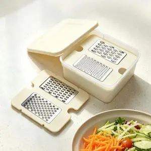 Four-Blade Grater Box
PP and 430 stainless steel construction for grating and shredding vegetables, garlic, and ginger Four-Blade Grater Box
PP and 430 stainless steel construction for grating and shredding vegetables, garlic, and ginger