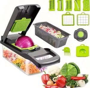 Kitchen Vegetable Chopper, Dicer, Slicer, Potato Shredder, Grater Multi-functional Home Use Vegetable Cutter Kitchen Vegetable Chopper, Dicer, Slicer, Potato Shredder, Grater Multi-functional Home Use Vegetable Cutter