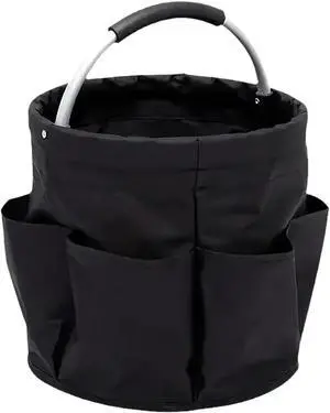 Portable Garden Tool Organizer Basket with 6 Pockets, Green Oxford Cloth Storage Tote with Comfortable Handle for Gardening, Picnic, Travel (Military green) black Portable Garden Tool Organizer Basket with 6 Pockets, Green Oxford Cloth Storage Tote with Comfortable Handle for Gardening, Picnic, Travel (Military green) black