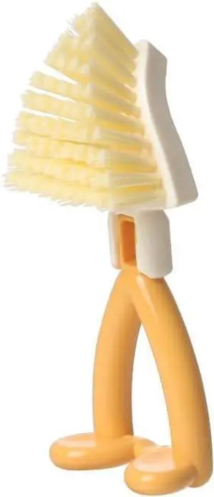 Foldable Triangle Cleaning Brush, 1 Pack Short Handle Crevice Scrub Brush with Dense Bristles, Stand-Up Kitchen Brush for Stove, Sink, Grout, Corners, Window Tracks, Tile Lines, Pots and Pans Foldable Triangle Cleaning Brush, 1 Pack Short Handle Crevice Scrub Brush with Dense Bristles, Stand-Up Kitchen Brush for Stove, Sink, Grout, Corners, Window Tracks, Tile Lines, Pots and Pans