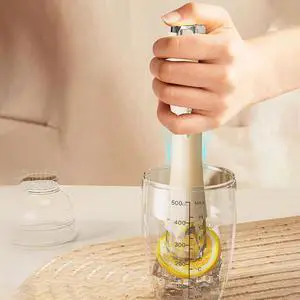 Muddler, Long Muddler for Ice Crusher Creating for Making Mojitos, Mint Drinks Idea for Home Bar, Bartender (Yellow) Muddler, Long Muddler for Ice Crusher Creating for Making Mojitos, Mint Drinks Idea for Home Bar, Bartender (Yellow)