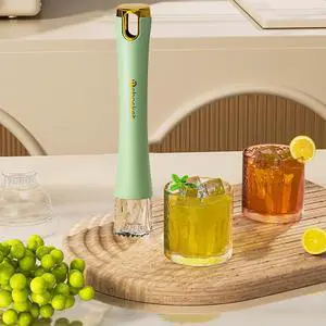Muddler, Long Muddler for Ice Crusher Creating for Making Mojitos, Mint Drinks Idea for Home Bar, Bartender (Yellow) green Muddler, Long Muddler for Ice Crusher Creating for Making Mojitos, Mint Drinks Idea for Home Bar, Bartender (Yellow) green