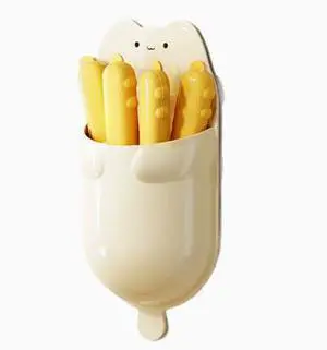 1set/4Pcs Cute Cat Magnetic Bag Clips Set Reusable 4.72-Inch Snack Bag Clips with Magnetic Holders for Kitchen Fridge Storage, Yellow 1set/4Pcs Cute Cat Magnetic Bag Clips Set Reusable 4.72-Inch Snack Bag Clips with Magnetic Holders for Kitchen Fridge Storage, Yellow
