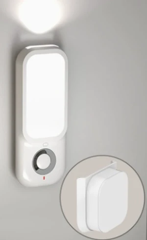 Motion-activated night light with automatic on/off, plug-in design for bedroom bedside charging, stylish and elegant small nightlightUS-style plug Motion-activated night light with automatic on/off, plug-in design for bedroom bedside charging, stylish and elegant small nightlightUS-style plug