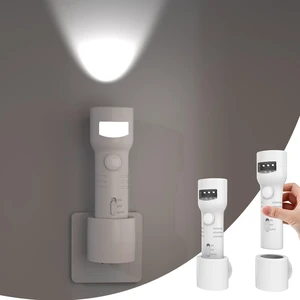 Plug-in Emergency Flashlight, Motion Sensor Night Light for Power Outage
4-in-1 detachable design. Auto-on in power outages, built-in backup battery & wall charging base, 2 Pack emergency lighting(US) Plug-in Emergency Flashlight, Motion Sensor Night Light for Power Outage
4-in-1 detachable design. Auto-on in power outages, built-in backup battery & wall charging base, 2 Pack emergency lighting(US)