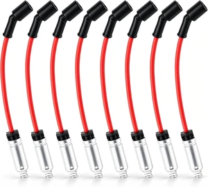High Performance Spark Plug Wires Set of 8, Compatible with 2000-2009 Chevy GMC V8 High Performance Spark Plug Wires Set of 8, Compatible with 2000-2009 Chevy GMC V8
