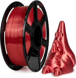 Silk PLA Filament 1.75mm Light Gold, Smooth and Silky Texture 3D Printing Filament, Dimensional Accuracy +/- 0.02mm Red Silk PLA Filament 1.75mm Light Gold, Smooth and Silky Texture 3D Printing Filament, Dimensional Accuracy +/- 0.02mm Red