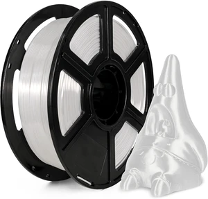 Silk PLA Filament 1.75mm Light Gold, Smooth and Silky Texture 3D Printing Filament, Dimensional Accuracy +/- 0.02mm White Silk PLA Filament 1.75mm Light Gold, Smooth and Silky Texture 3D Printing Filament, Dimensional Accuracy +/- 0.02mm White