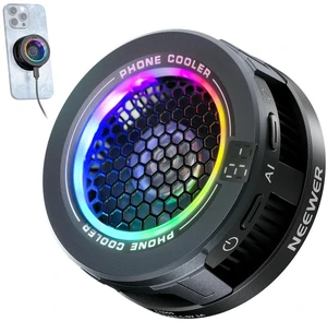 Basics Magnetic Phone Cooler, Low Noise USB Cooling Fan with Smart Temp Control, RGB Light, Magnetic Ring & Clip Compatible with iPhone 15 16 Pro Max MagSafe Samsung iPad for Gaming, PA069 Basics Magnetic Phone Cooler, Low Noise USB Cooling Fan with Smart Temp Control, RGB Light, Magnetic Ring & Clip Compatible with iPhone 15 16 Pro Max MagSafe Samsung iPad for Gaming, PA069