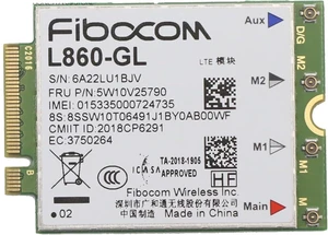 Compatible for Thinkpad P14s T14s T14 X13 Yoga T15g Gen 1 Fibocom L860-GL WWAN Card 01AX796 5W10V25790 Compatible for Thinkpad P14s T14s T14 X13 Yoga T15g Gen 1 Fibocom L860-GL WWAN Card 01AX796 5W10V25790