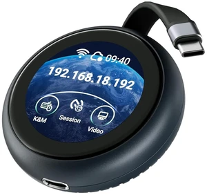 Comet Q (GL-RMQ1) Pocket KVM, Plug & Play Remote for Laptop iPhoneNo app on target, browser based control, USB-C one cable, Wi-Fi 6, touchscreen, pocket size, for remote family tech support Comet Q (GL-RMQ1) Pocket KVM, Plug & Play Remote for Laptop iPhoneNo app on target, browser based control, USB-C one cable, Wi-Fi 6, touchscreen, pocket size, for remote family tech support