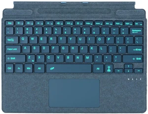 Keyboard for Microsoft Surface Pro Copilot+ (11th Edition) / Pro 11 / Pro 10/9 / 8 / X, 13 inch, Detachable Type Cover with Touchpad, 7-Color Backlit & Pen Holder (Blue) Keyboard for Microsoft Surface Pro Copilot+ (11th Edition) / Pro 11 / Pro 10/9 / 8 / X, 13 inch, Detachable Type Cover with Touchpad, 7-Color Backlit & Pen Holder (Blue)