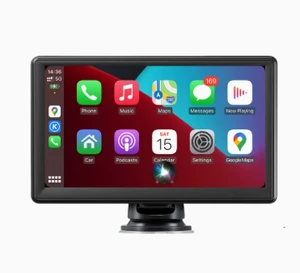 Portable 7-inch in-vehicle smart screen with wireless Carplay screen projection and Android Auto mirroring for cars Portable 7-inch in-vehicle smart screen with wireless Carplay screen projection and Android Auto mirroring for cars