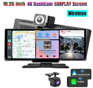 10. 26-inch in-car smart portable screen wireless Carplay Android AUTO front and rear recorder 4K car 10. 26-inch in-car smart portable screen wireless Carplay Android AUTO front and rear recorder 4K car