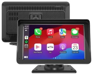 Portable 7-inch in-vehicle smart projection screen with wireless Carplay, rearview camera, Bluetooth and high-definition display for cars. Portable 7-inch in-vehicle smart projection screen with wireless Carplay, rearview camera, Bluetooth and high-definition display for cars.