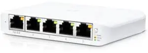 Ubiquiti USW-Flex-Mini UniFi Switch Compact Gigabit 5-Port 802.3af/at PoE Ubiquiti USW-Flex-Mini UniFi Switch Compact Gigabit 5-Port 802.3af/at PoE