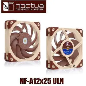 Noctua NF-A12x25 ULN 120x120x25mm 3p pwm 2000 RPM 12cm 120mm PC computer case Fan CPU Cooling Cooler heat sink radiator Fan Noctua NF-A12x25 ULN 120x120x25mm 3p pwm 2000 RPM 12cm 120mm PC computer case Fan CPU Cooling Cooler heat sink radiator Fan