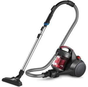 Eureka Bagless Canister Vacuum Cleaner, Lightweight Vac for Carpets and Hard Floors, Red, Whirlwind NEN110D Eureka Bagless Canister Vacuum Cleaner, Lightweight Vac for Carpets and Hard Floors, Red, Whirlwind NEN110D