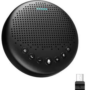 EMEET Conference Speaker and Microphone Luna 360° Voice Pickup w/Noise Reduction/Mute/Indicator USB Bluetooth Speakerphone w/Dongle for 8 People Daisy Chain for 16 Compatible with Leading Software EMEET Conference Speaker and Microphone Luna 360° Voice Pickup w/Noise Reduction/Mute/Indicator USB Bluetooth Speakerphone w/Dongle for 8 People Daisy Chain for 16 Compatible with Leading Software