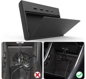 USB Hub 5 in 1 Ports for Tesla Model 3 Before June 2020(Not Fit for Model Y) Dashcam & Sentry Mode Viewer USB Hub dongle USB (Not Fit for Tesla Model 3 Produced After June 2020) USB Hub 5 in 1 Ports for Tesla Model 3 Before June 2020(Not Fit for Model Y) Dashcam & Sentry Mode Viewer USB Hub dongle USB (Not Fit for Tesla Model 3 Produced After June 2020)