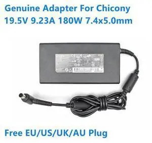 19.5V 9.23A 180W 7.4x5.0mm Chicony A17-180P4A A180A049P Small Power Supply AC Adapter For MSI Laptop Power Charger 19.5V 9.23A 180W 7.4x5.0mm Chicony A17-180P4A A180A049P Small Power Supply AC Adapter For MSI Laptop Power Charger