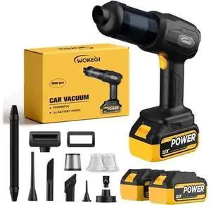 Handheld Car Vacuum Cordless, Portable Cars Vacuum Cleaner with 40000Pa High Power & Suction, Powerfull 4-in-1 Hand Held Air Duster Fast Cleaning for Car,Home,Office,Pet Hair (Yellow) Handheld Car Vacuum Cordless, Portable Cars Vacuum Cleaner with 40000Pa High Power & Suction, Powerfull 4-in-1 Hand Held Air Duster Fast Cleaning for Car,Home,Office,Pet Hair (Yellow)