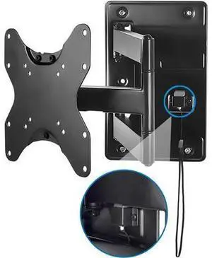 Mount-It! Lockable RV TV Wall Mount for 23-43 Inch TVs, Quick-Release Full Motion Bracket for Campers, Motorhomes, Trailers & Boats, Secure Swivel Arm, VESA 75x75-200x200, 77 lbs Capacity Mount-It! Lockable RV TV Wall Mount for 23-43 Inch TVs, Quick-Release Full Motion Bracket for Campers, Motorhomes, Trailers & Boats, Secure Swivel Arm, VESA 75x75-200x200, 77 lbs Capacity