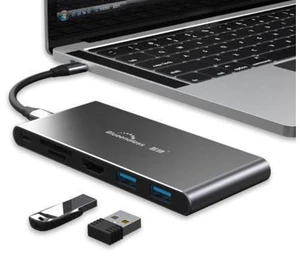 Blueendless-caja de unidad de estado sólido M.2 Ng-ff, HUB 6 en 1, estación de acoplamiento USB tipo C Blueendless-caja de unidad de estado sólido M.2 Ng-ff, HUB 6 en 1, estación de acoplamiento USB tipo C
