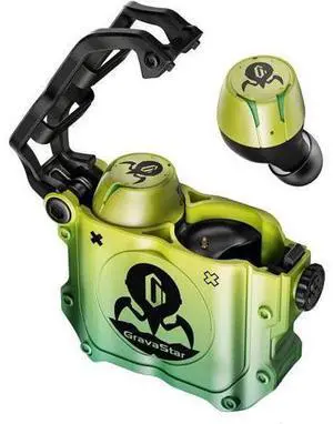 Gravastar Sirius Wireless Earbuds, Bluetooth Earbuds with 16 Hours Playtime, Deep Bass 3D Stereo, Headphones for iPhone/Android(Neon Green) Gravastar Sirius Wireless Earbuds, Bluetooth Earbuds with 16 Hours Playtime, Deep Bass 3D Stereo, Headphones for iPhone/Android(Neon Green)