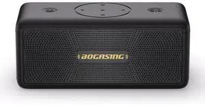 BOGASING Bluetooth Speakers, M5 Portable Wireless Speaker with 40W Loud Stereo Sound & Punchy Bass, 30H Playtime, IPX7 Waterproof, Bluetooth 5.3, EQ, TWS, TF-Card, AUX, USB, for Outdoor Home (Black) BOGASING Bluetooth Speakers, M5 Portable Wireless Speaker with 40W Loud Stereo Sound & Punchy Bass, 30H Playtime, IPX7 Waterproof, Bluetooth 5.3, EQ, TWS, TF-Card, AUX, USB, for Outdoor Home (Black)