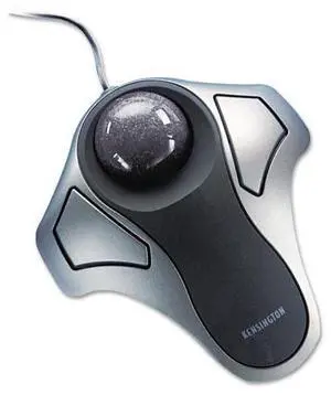 Kensington Optical Orbit Trackball Mouse, Two-Button, Black/Silver 2 pack Kensington Optical Orbit Trackball Mouse, Two-Button, Black/Silver 2 pack
