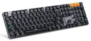 ProtoArc Wireless Mechanical Keyboard, K310 Pro Backlit Bluetooth Aluminum Keyboard, 2.4G+Dual BT, Linear Red Switches, Programmable Keys, Low Profile Keys, Full Size, Rechargeable, Multi-Device ProtoArc Wireless Mechanical Keyboard, K310 Pro Backlit Bluetooth Aluminum Keyboard, 2.4G+Dual BT, Linear Red Switches, Programmable Keys, Low Profile Keys, Full Size, Rechargeable, Multi-Device