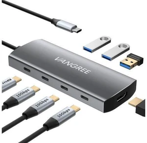 USB C Hub 3 USB 3.2 Gen 2 Ports with 10Gbps 4K@60Hz HDMI 100W Power Delivery 3 USB-A 3.0 Ports USB C Splitter Multiport Adapter Extender for MacBook Pro/Air iPad Pro Mac mini and More USB C Hub 3 USB 3.2 Gen 2 Ports with 10Gbps 4K@60Hz HDMI 100W Power Delivery 3 USB-A 3.0 Ports USB C Splitter Multiport Adapter Extender for MacBook Pro/Air iPad Pro Mac mini and More