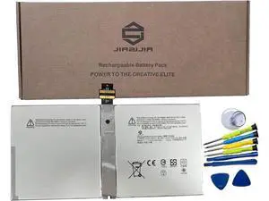 JIAZIJIA G3HTA027H Laptop Battery Replacement for Microsoft Surface Pro 4 1724 12.3 inch Series Notebook DYNR01 with Tools White 7.5V 38.2Wh 5087mAh JIAZIJIA G3HTA027H Laptop Battery Replacement for Microsoft Surface Pro 4 1724 12.3 inch Series Notebook DYNR01 with Tools White 7.5V 38.2Wh 5087mAh