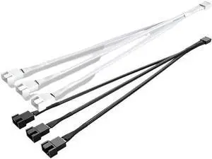 4 Pin 1/2/3/4 Motherboard CPU Fan PC Case Fan Extension Adapter Cable PWM Female to 3/4 Pin Splitter Cable(4Pin 1 to 3 Blaick) 4 Pin 1/2/3/4 Motherboard CPU Fan PC Case Fan Extension Adapter Cable PWM Female to 3/4 Pin Splitter Cable(4Pin 1 to 3 Blaick)