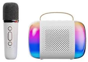 Ecocleanpath Mini Karaoke Machine with Wireless Mic, Bluetooth Speaker, RGB Lights for Kids & Adults Ecocleanpath Mini Karaoke Machine with Wireless Mic, Bluetooth Speaker, RGB Lights for Kids & Adults