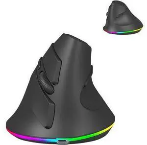 Wireless Mouse Bluetooth Rechargeable Dual Mode Ergonomic Vertical Large Carpal Tunnel Ergo Optical Travel Cordless Mice for PC Laptop Computer Mac iPad Pro MacBook Pro/Air,RGB Light,Side Buttons Wireless Mouse Bluetooth Rechargeable Dual Mode Ergonomic Vertical Large Carpal Tunnel Ergo Optical Travel Cordless Mice for PC Laptop Computer Mac iPad Pro MacBook Pro/Air,RGB Light,Side Buttons