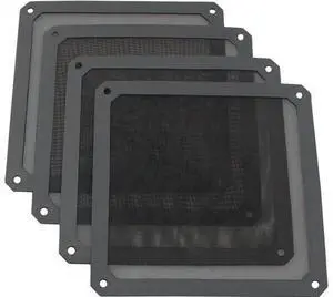 DIXSG 4pcs 140mm PC Fan Dust Filter Magnetic Frame Computer Fan Grills Dust Mesh PC Cooler Filter Screen Dustproof Case Covers 14cm x 14cm, Black DIXSG 4pcs 140mm PC Fan Dust Filter Magnetic Frame Computer Fan Grills Dust Mesh PC Cooler Filter Screen Dustproof Case Covers 14cm x 14cm, Black
