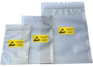 Anti Static Bags ESD Bags 100pcs Mixed Sizes Antistatic Resealable Bags for 3.5 Hard Drive 2.5 Solid State Drive with Labels ESD Shielding Bags for Varieties of Electronic Device Anti Static Bags ESD Bags 100pcs Mixed Sizes Antistatic Resealable Bags for 3.5 Hard Drive 2.5 Solid State Drive with Labels ESD Shielding Bags for Varieties of Electronic Device