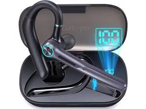 Bluetooth Headset Eumspo V5.1 Bluetooth Earpiece 50Hrs Playtime Built-in Dual Noise Canceling Mic Wireless Headset with Microphones with 400mAh LED Charging Case for Business Office Working Bluetooth Headset Eumspo V5.1 Bluetooth Earpiece 50Hrs Playtime Built-in Dual Noise Canceling Mic Wireless Headset with Microphones with 400mAh LED Charging Case for Business Office Working
