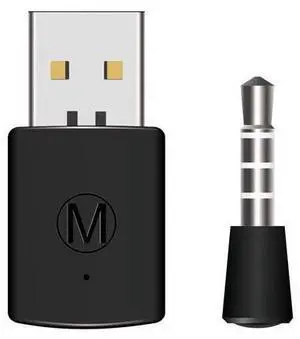 Bluetooth Receiver Wireless Headset Headphone Adapter with Mic Bluetooth 4.0 Dongle USB Adapter USB Dongle for PS4 Black Bluetooth Receiver Wireless Headset Headphone Adapter with Mic Bluetooth 4.0 Dongle USB Adapter USB Dongle for PS4 Black