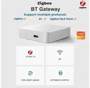 Wireless Gateway Zigbee Multi-mode Gateway Smart Home App Control Bluetooth-compatible Automation Intelligent Home System Wireless Gateway Zigbee Multi-mode Gateway Smart Home App Control Bluetooth-compatible Automation Intelligent Home System