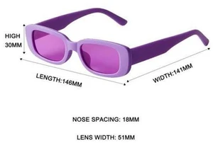 10PC Purple Sunglasses Women Oval Vintage Brand Designer Square Sun Glasses For Women Shades Female Eyewear Anti-glare UV400 10PC Purple Sunglasses Women Oval Vintage Brand Designer Square Sun Glasses For Women Shades Female Eyewear Anti-glare UV400
