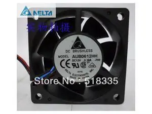 for delta 6025 12V 0.36A 3-wire AUB0612HH Server Inverter Cooling fan for delta 6025 12V 0.36A 3-wire AUB0612HH Server Inverter Cooling fan