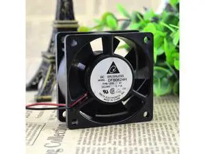 DC 24V cooling fan 60mm For delta DFB0624H 24V 0.11A 6CM 6025 60X60X25MM 2-wire inverter ultra-quiet cooling fan DC 24V cooling fan 60mm For delta DFB0624H 24V 0.11A 6CM 6025 60X60X25MM 2-wire inverter ultra-quiet cooling fan