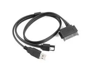 SATA 22 Pin to ESATA 2.5 SATA Hard Drive External Connections Connector Cable SATA 22 Pin to ESATA 2.5 SATA Hard Drive External Connections Connector Cable