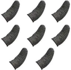 Finger Sleeves For Gaming Mobile Game Contact Screen Finger Cot Smooth Thin Anti-Sweat For PUBG Mobile Games(8 Pcs) Finger Sleeves For Gaming Mobile Game Contact Screen Finger Cot Smooth Thin Anti-Sweat For PUBG Mobile Games(8 Pcs)